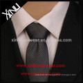 100% handgemachte perfekte Knoten schwarz Mikrofaser-Krawatte